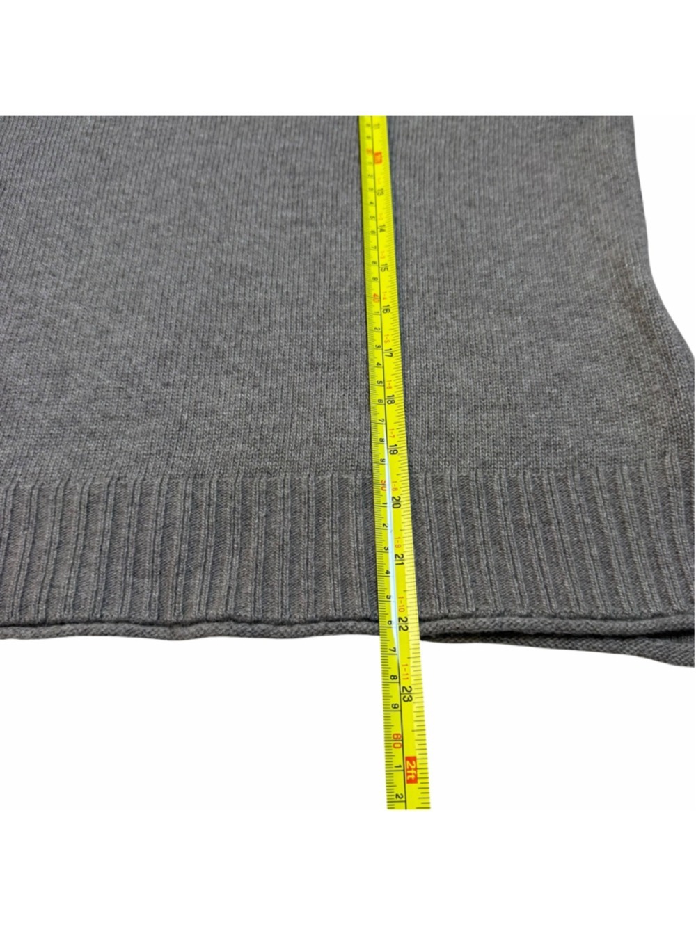 Jenni Kayne Everyday Sweater Taupe Wool Cashmere Blend Knit Pullover Quiet Lux - Picture 9 of 9